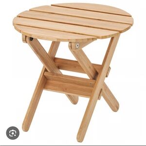 IKEA Bamboo Round Stool